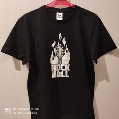 Hudební tričko černé Rock and Roll, vel.S,L,XL  sklad: 1+1ks          -am-