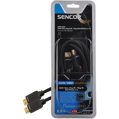 SENCOR SAV 166-025 Kabel AV HDMI 2,5m v1.4 P propojovací