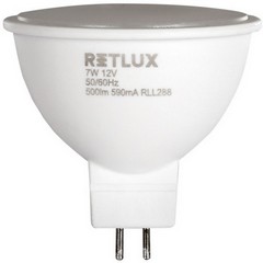 RETLUX RLL 288 GU5.3 spot 7W 12V WW LED žárovka 