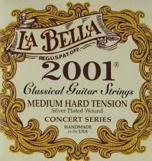 La Bella 2001MED-HARD Nylonové struny-MediumHard  tension, sklad: 2ks     -D11-