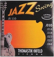 THOMASTIK jazz JS110struny pro akustickou kytaru .010-.044-HLAZENÉ ,sklad: 1ks      