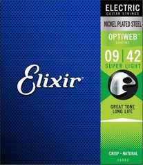 ELIXIR 19002 (.009/.042) Electric , OPTIWEB-sada strun, sklad: 5ks     