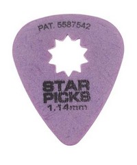 STAR PICKS 1.14 mm Purple, Trsátko- cena za 1ks (HN252006),  Sklad: 15ks   -D04-