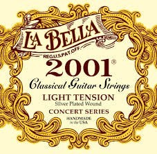 La Bella 2001LIGHT-Nylonové struny-Light tension(10497), sklad: 4ks     -D11-