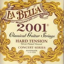 La Bella 2001HARD-Nylonové struny-HARD tension Sklad: 2ks    -D11-