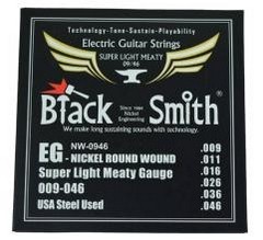 Black Smith NW-0946 (.009/.046) Nikl-Electric SUPER LIGHT MEATY CAUGE-sada strun, 1ks