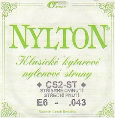NYLTON E6 CS2-ST (.043) NYLONOVÁ STRUNA -Gorstrings, sklad: 2ks     -D13-